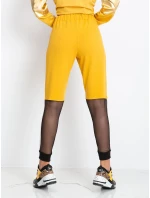 Tepláky 23 DR 2300.64 tmavo žltá