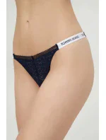 Dámske tangá HIGH LEG THONG UW0UW05160 C1G tm. modrá - Tommy Hilfiger Dámske tangá HIGH LEG THONG UW0UW05160 C1G tm. modrá - Tommy Hilfiger