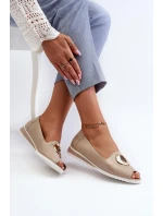 Lodičky na podpätku model 196303 Krok v štýle