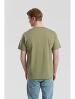 Tričko Fruit of the Loom Pure Cotton T z hrubej bio bavlny 16.1362, farba sage Tričko Fruit of the Loom Pure Cotton T z hrubej bio bavlny 16.1362, farba sage