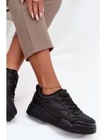 Sneakersy Damskie Na Platformie Big Star SS274589 HI-POLY SYSTEM Czarne