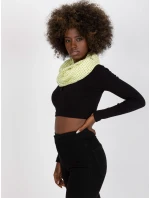 Dámsky tunelový šál AT CH BF48181 svetlo žltá