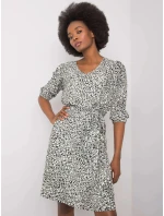 Dámske šaty LK SK 508079.47P Khaki zelená - Lakerta