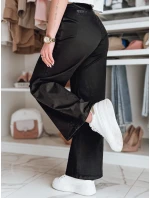 Dámske široké nohavice MOBISKA black FashionStreet UY2621