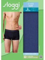 Pánske boxerky EVER Ease Hipster 2P - neznáme - tmavomodré 6312 - SLOGGI