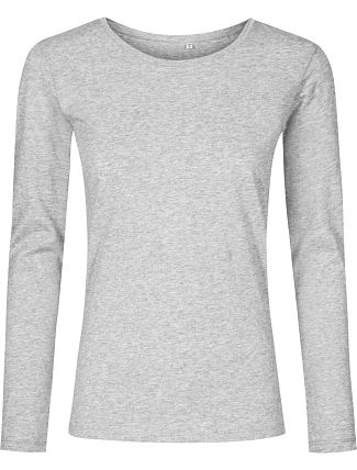 Promodoro 1565 Dámske tričko s dlhým rukávom – X.O 40.1565 heather grey Promodoro 1565 Dámske tričko s dlhým rukávom – X.O 40.1565 heather grey