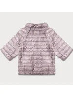 Dirty Pink/Floral obojstranná dámska bunda s 3/4 rukávmi Minority (M23-7010-57) Dirty Pink/Floral obojstranná dámska bunda s 3/4 rukávmi Minority (M23-7010-57)