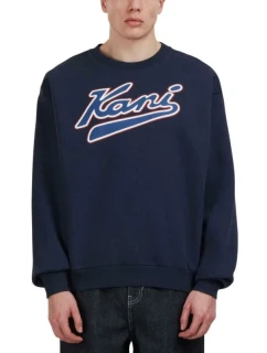 Karl Kani Mikina s potlačou Varsity Os Crewneck PD00007519 men