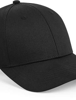 Beechfield B 648 6-panelová snapbacková čiapka „Urbanwear“ 53.0648 čierna