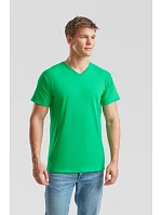 Fruit of the Loom Valueweight V-Neck T Tričko s výstrihom do V 16.1066 biele