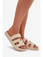 Dámske penové sandále Beige Dimelle