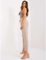 Dámske nohavice D73760M61869O 001 Béžová - Sublevel