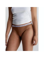 Dámske tangá HIGH LEG THONG 000QD5051E FUA Brown - Calvin Klein