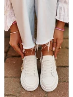 Dámska športová obuv na platforme 13613 White - VINCEZA