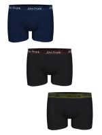 Pánske boxerky John Frank JF3BPB04 3PACK