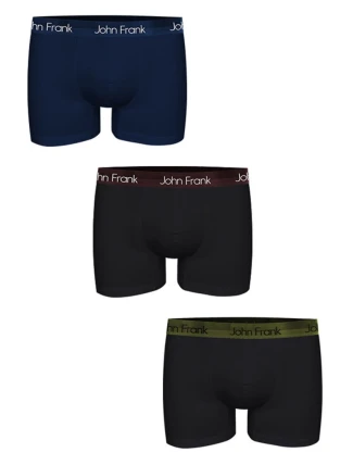 Pánske boxerky John Frank JF3BPB04 3PACK