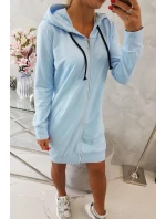 Mikina s kapucňou modrá