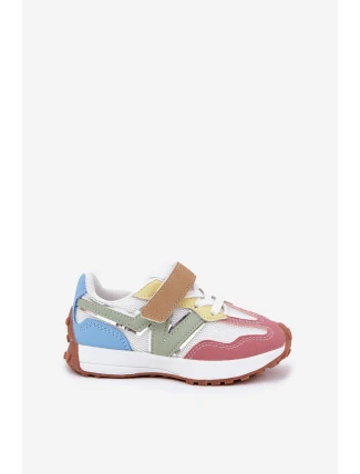 Sneakersy Dziecięce Na Rzep Multikolor Tezzu