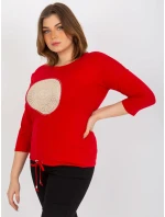 Dámska blúzka RV BZ 8454.20P červená - FPrice