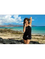 Tunika Leila Nero M-312 čierna (293) - Marko