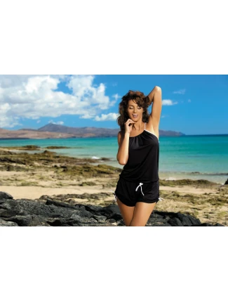 Tunika Leila Nero M-312 čierna (293) - Marko