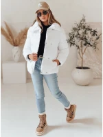 Dámska prešívaná zimná bunda LARO biela FashionStreet TY4956