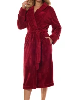 Dámsky župan 2413 Camelia wine plus - L&L Dámsky župan 2413 Camelia wine plus - L&L