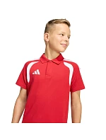 Detská polokošeľa Tiro 26 League Polo červená KF3408