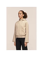 Dámska bunda CASALL Aria Zip Hoodie Jacket, farba béžová