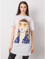 Tunika D12022O02382A svetlo šedá Tunika D12022O02382A svetlo šedá