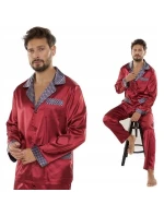 Pánske saténové pyžamo Satyna Adam 939 - De Lafense