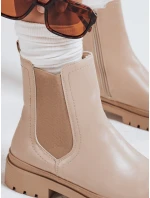 Dámske krémové čižmy MONDERICO FashionStreet ZY0540 Dámske krémové čižmy MONDERICO FashionStreet ZY0540