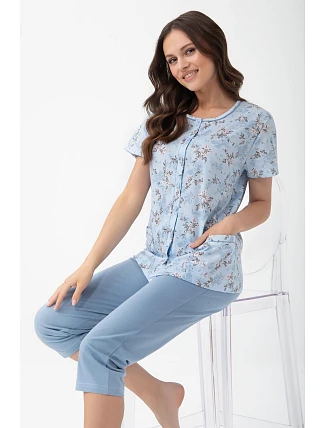Piżama Luna 1304 kr/r M-XL L26 rozpinana