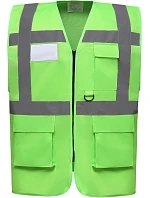 Yoko HVW 801 Hi-Vis multifunkčná vesta 79.W801 limetková