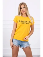 Blúzka z limitovanej edície v horčicovej farbe