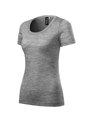 Dámske tričko Merino Rise tmavo šedá