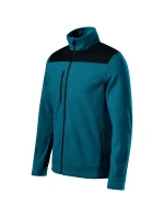 Efekt fleece unisex petrol