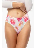 Klasické bielo-červené nohavičky Peony Simple - Julimex