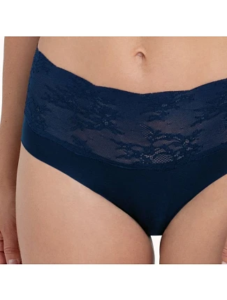 Esenciálna čipka vyššieho strihu 1304 navy blue - Anita Classix Esenciálna čipka vyššieho strihu 1304 navy blue - Anita Classix