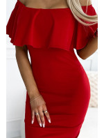 Dámske španielske šaty Numoco Marbella - červené