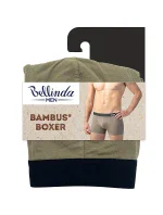Pánske bambusové boxerky BAMBUS BOXER - BELLINDA - khaki