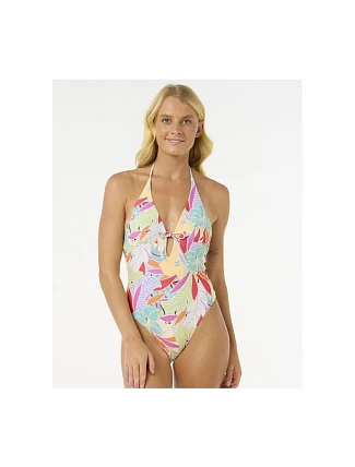 Jednodielne plavky RIP CURL Cala Vadella Cheeky One Piece, tyrkysové Jednodielne plavky RIP CURL Cala Vadella Cheeky One Piece, tyrkysové