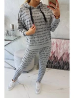 Šedá sada s potlačou Šedá sada s potlačou