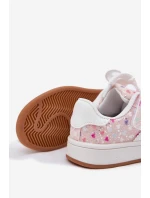 Błyszczące Buty Sportowe Dziewczęce W Serca Różowe Tessina