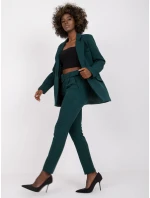 DHJ nohavice SP 12787.21X tmavo zelená