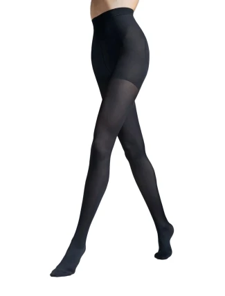 Zimné pančuchy Bye cellulite čierne - GATTA