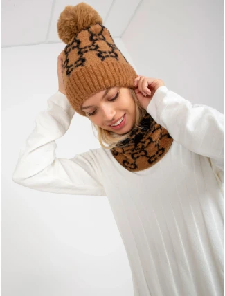 Dámska čiapka AT CZ CM 319 hnedá