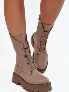 Topánky so širokou podrážkou model 222965 Vykročte štýlovo