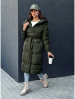 Dámsky prešívaný kabát CLOUTIQUE zelený FashionStreet TY4370
