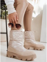 Dámske snežnice SNOBOOT beige FashionStreet ZY1294